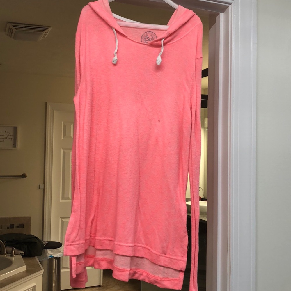 Pink hoodie